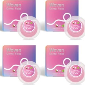 Dr. Emma Woven Dental Floss Coconut Oil Infused Expanding Dental Floss