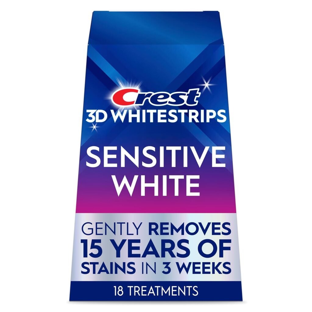 Crest 3D Whitestrips Sensitive At-Home Teeth Whitening Kit – product photo 9