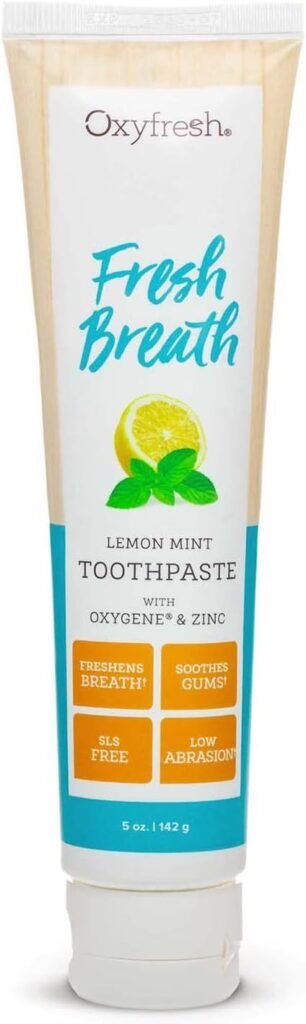 Oxyfresh Lemon Mint Toothpaste (Fluoride-Free) – product photo 9